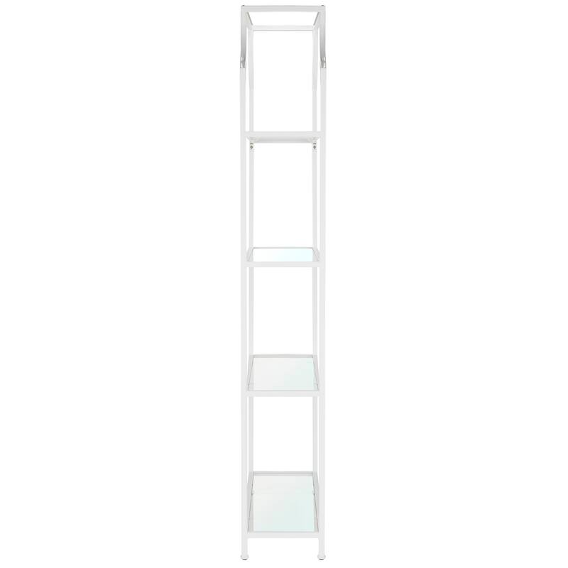 SAFAVIEH Sheron 4-Tier White Etagere - 36" x 12" x 80" - 36Wx12Dx80H