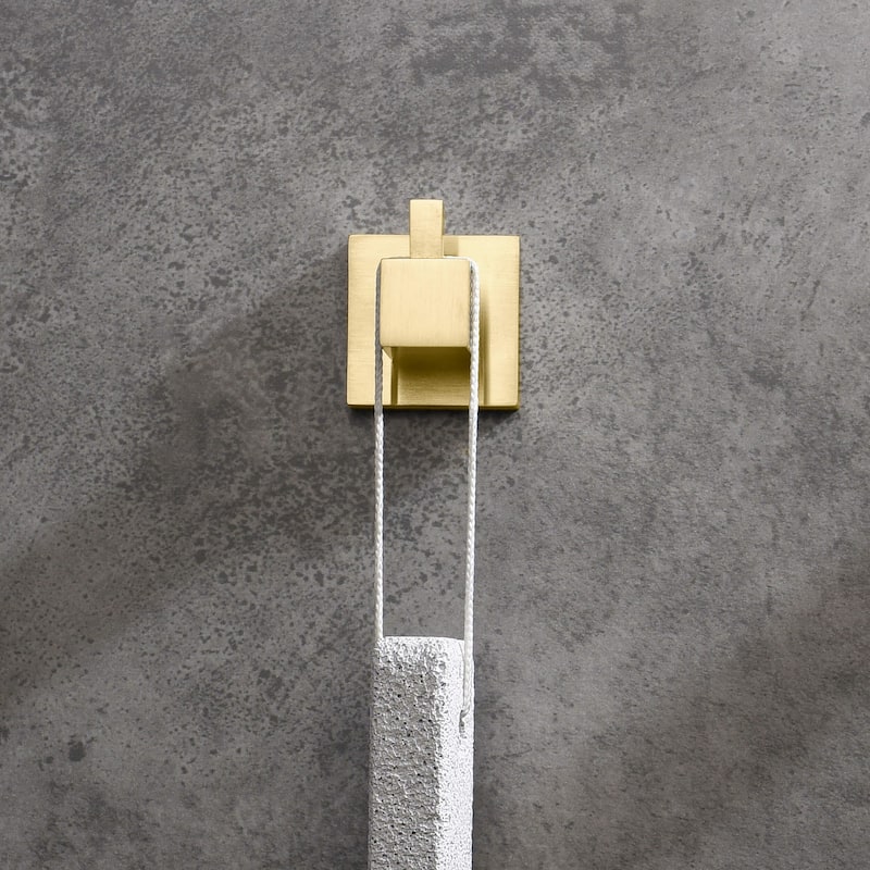 Cube Bathroom Towel & Robe Hook 2 Count