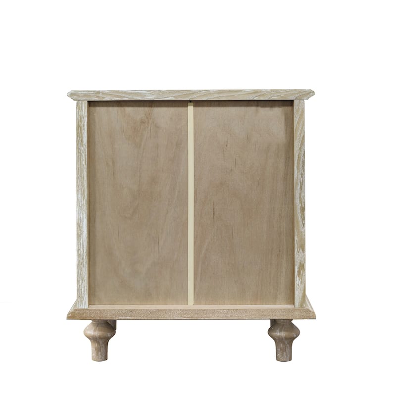 Nightstands Set of 2 with 4 Drawer,Wood Storage End Table with Hidden Pull-Out Shelf, 4 Solid Wood Feet and Metal Handle