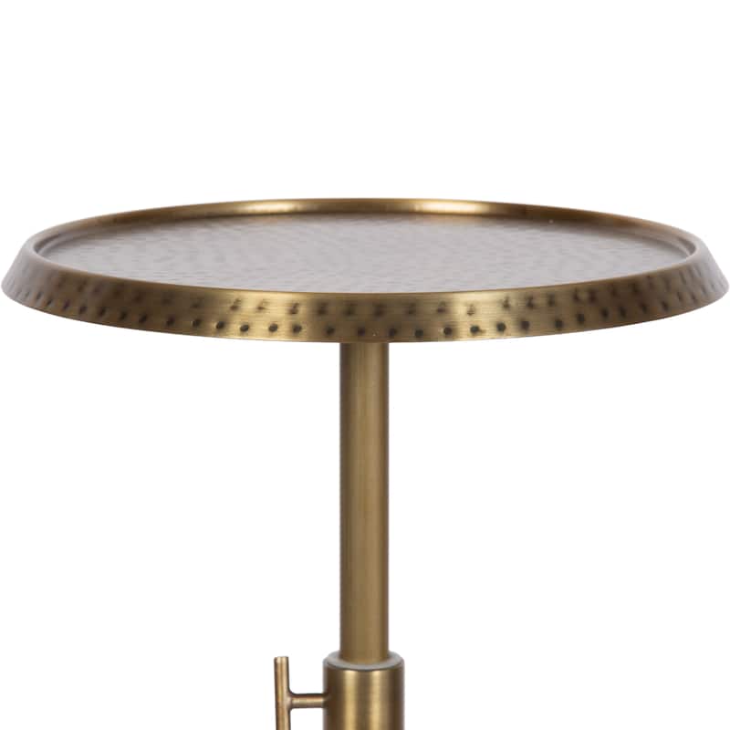 Kate and Laurel Sanzo Adjustable Metal Drink Table