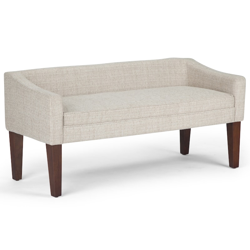 WYNDENHALL Layla 50 inch Wide Contemporary Upholstered Bench - 50"x 22"x 23.8"