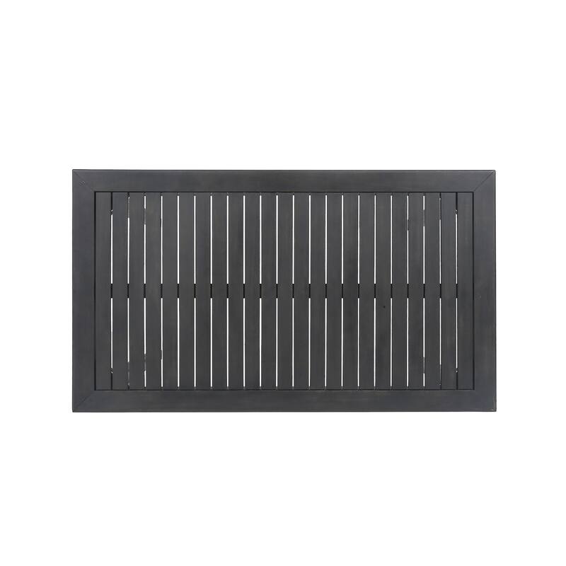 Polaris Outdoor Minimalist Acacia Wood Bar Table by Christopher Knight Home - 26.00"D x 45.00"W x 41.00"H