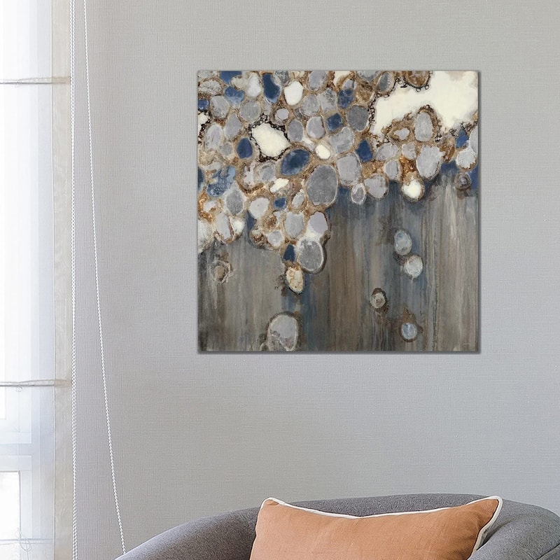 iCanvas "Indigo Oyster Shells" by Liz Jardine Canvas Print - 26x26x1.5