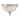 Crystorama 2 Light Crystal Flush Mount - 8"W x 8"H x 8"D