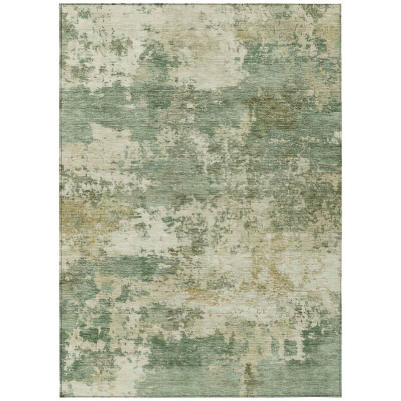 Machine Washable Indoor/ Outdoor Modern Jenna Chantille Rug