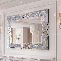 4pcs Mirror Mirror Adhesive Mosaic Stick on Mirror Diamond Mirror Tiles  Mirror Tiles Stickers Makeup Make up Mirrors Mirror Wall Stickers Applique