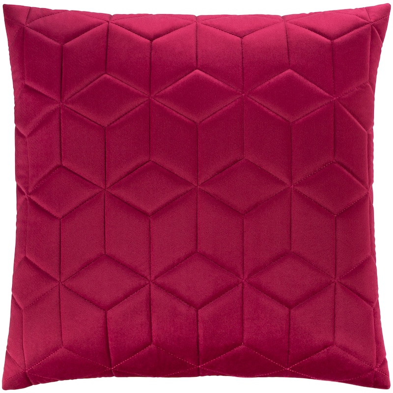 Sawyer Velvet Geometric 20-inch Throw Pillow Cover