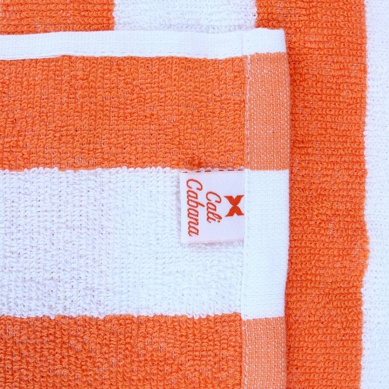 Arkwright Cali Cabana 4-Piece Striped Cotton Beach Towel Set - 30x60
