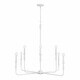 preview thumbnail 5 of 7, Paloma 8-light Hanging Chandelier Textured White