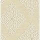 preview thumbnail 3 of 6, Seabrook Designs Nellie Medallion Damask Unpasted Wallpaper 20.5 in. W x 33 ft. L - Metallic Tan & Cream