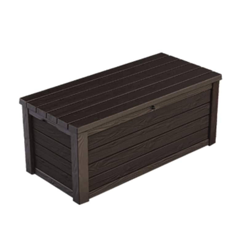 Keter Eastwood Resin 150-gallon Storage Deck Box Organizer For Patio Lawn and Garden