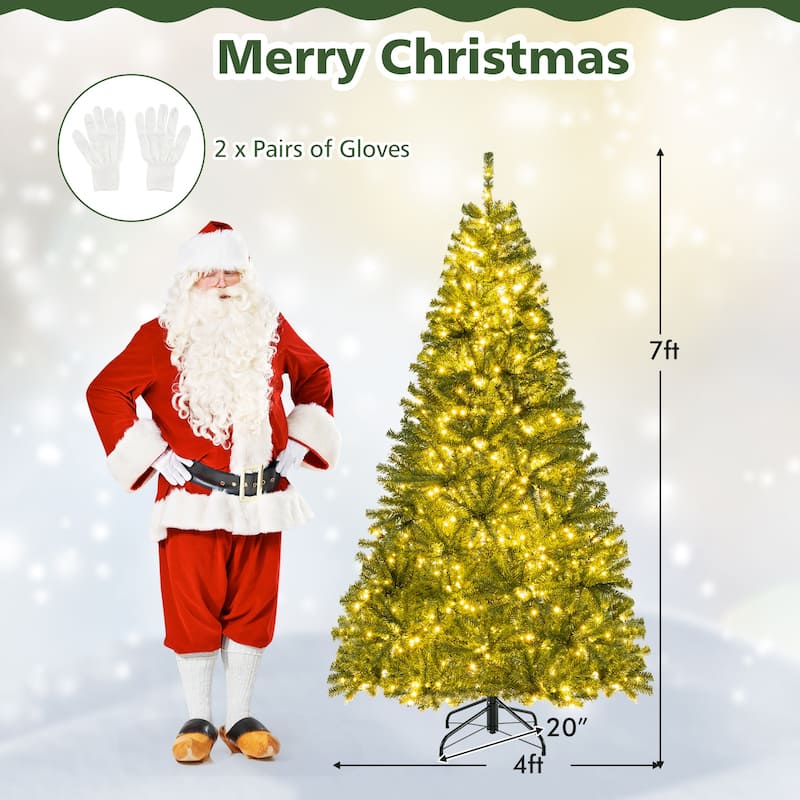 Costway 6/7/8 FT Artificial Christmas Tree with 1528/1098/680 Branch - See Details