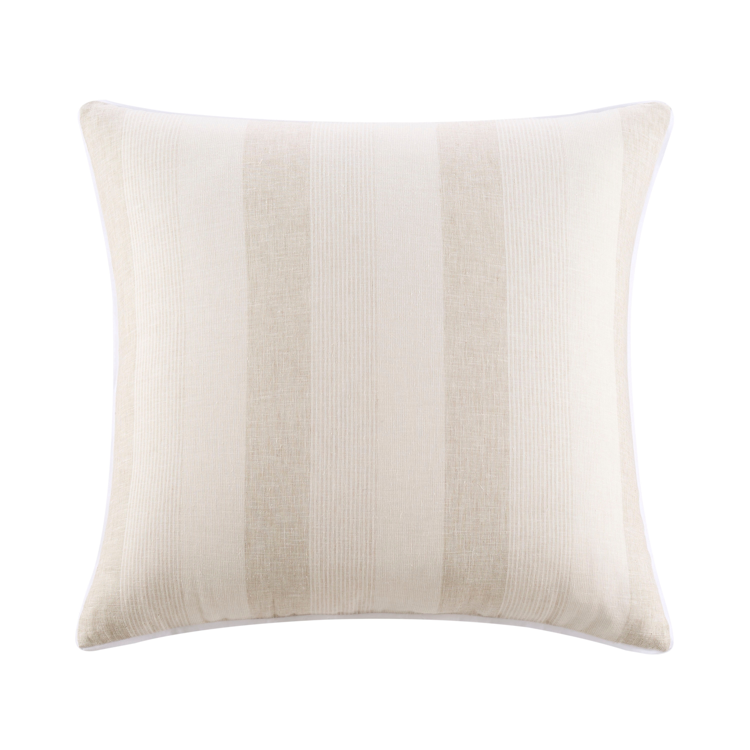 Southern Tide Batten Square Linen Decorative Pillow