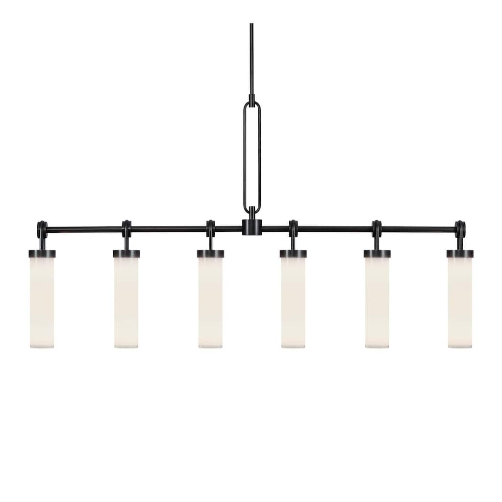 Alora Lighting LP355652 Wynwood 6 Light 52" Wide Linear Pendant