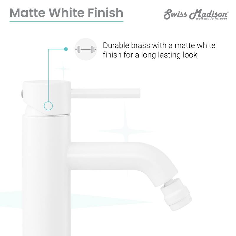 Swiss Madison SM-DF81 Ivy 2.2 GPM Single Hole Bidet Faucet with Single