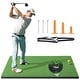 preview thumbnail 2 of 25, Golf Hitting Mat, 5x5ft Artificial Turf Golf Hitting Mat, Golf Practice Hitting Mat for Backyard Driving Indoor Outdoor Training 5' x 4' 10MM