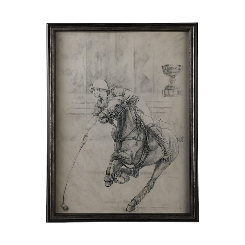 Polo Player II Framed Art Print