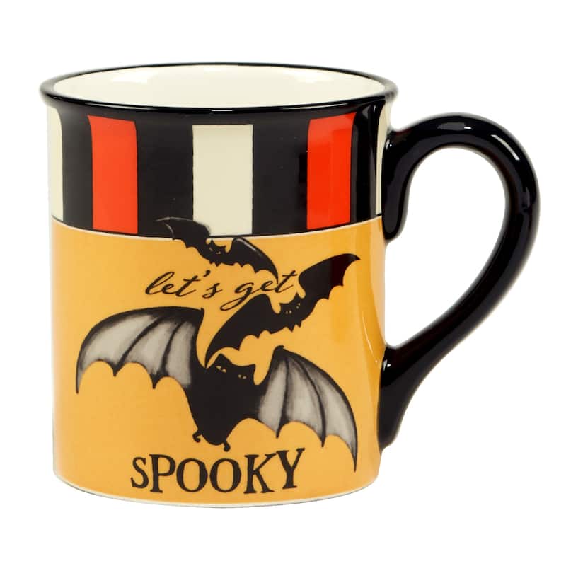 Certified International Spooky Halloween 18 oz. Mug, Set of 4