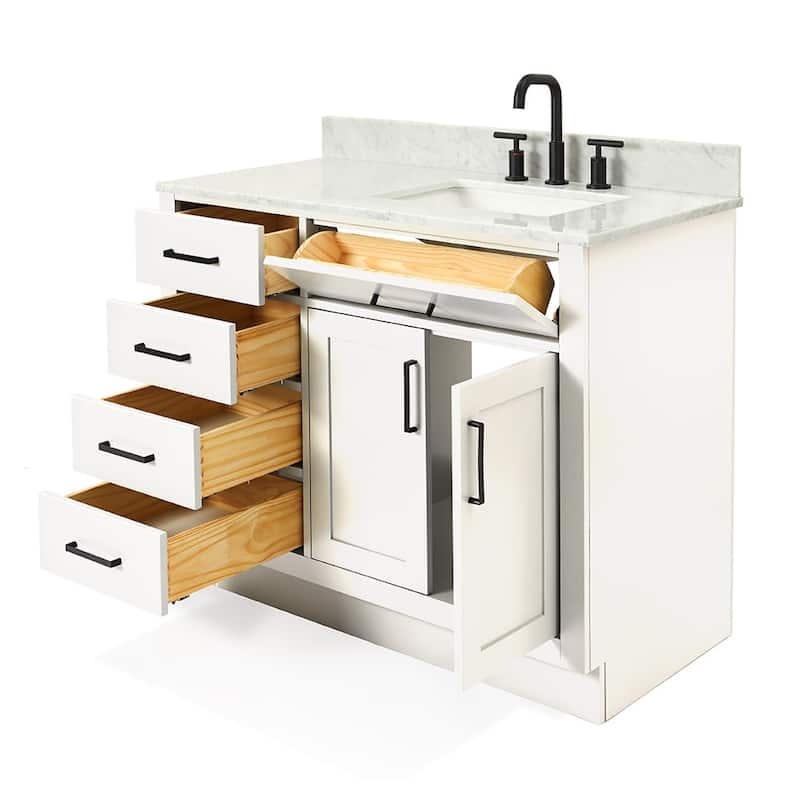 Ariel T043SRCW2RVO Hepburn 43" Free Standing Single Basin Vanity Set