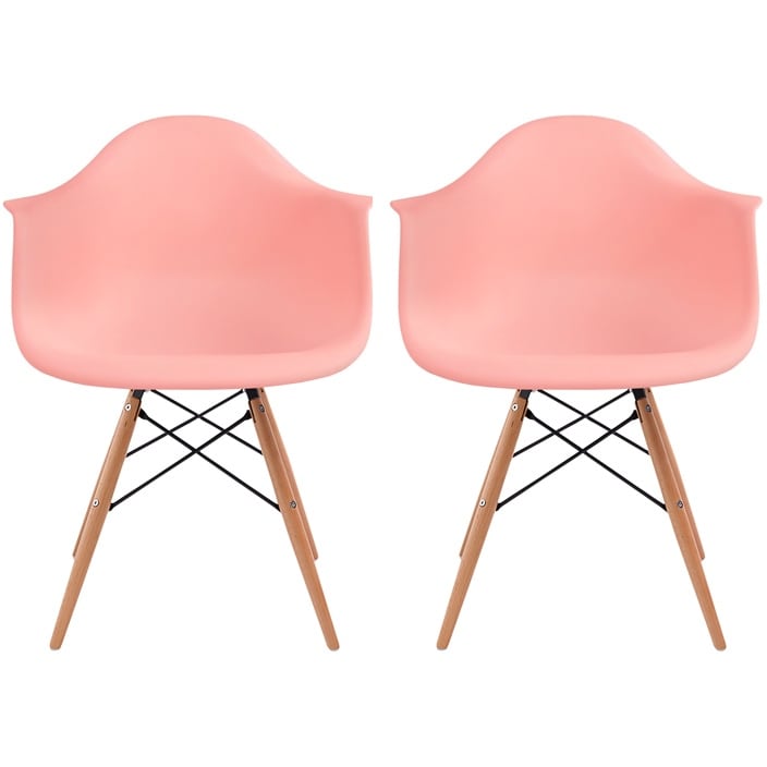Pink acrylic chair on sale
