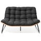 preview thumbnail 51 of 71, Double Papasan Chair Loveseat with Cushion, All-weather PE Rattan 2-Person Wicker Patio Chair for Indoor Outdoor