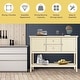 preview thumbnail 2 of 45, Costway Sideboard Buffet Table Wooden Console Table w/ Drawers &