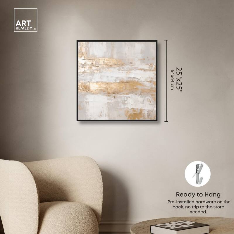 Melted Goldscape I Canvas by Art Remedy