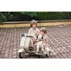 preview thumbnail 7 of 15, 6V Scooter Motorcycle with Side Car for kids,Equipped with an anti-rollover frame, shock-absorbing springs