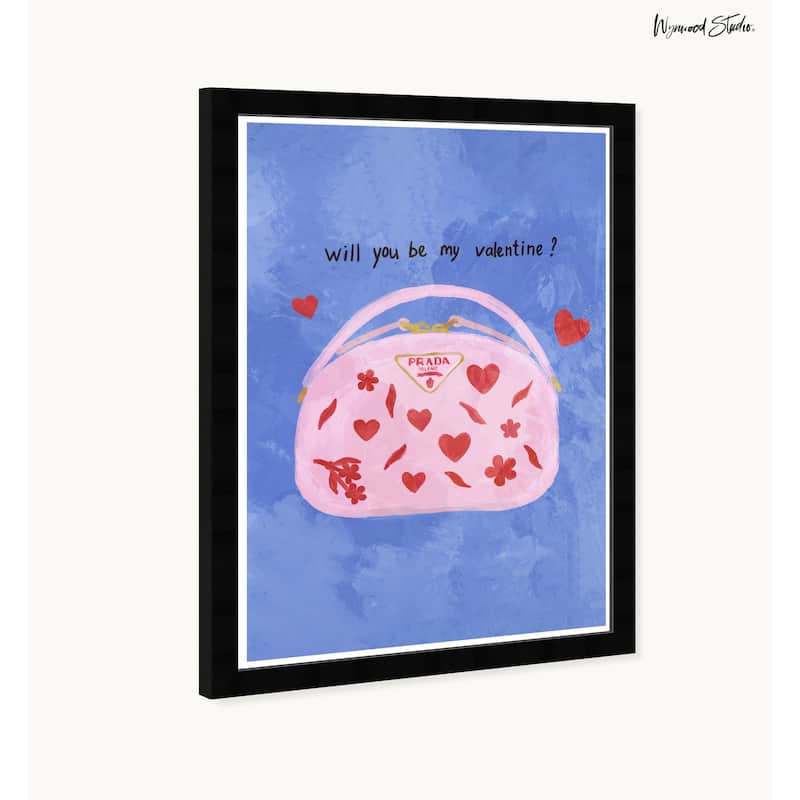Wynwood Studio Prints Holiday Seasonal My Valentine Blue Wall Art