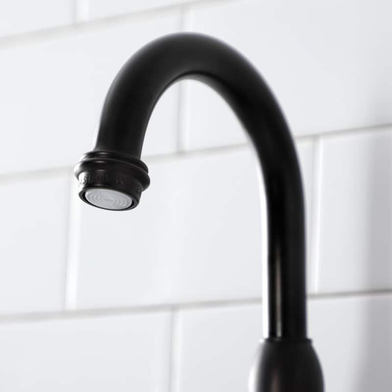 Kingston Brass KS799.AX English Country 1.2 GPM Bridge Bathroom Faucet