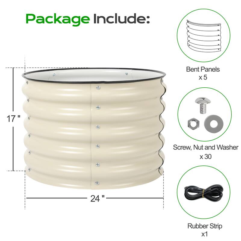 Aoodor Metal Raised Garden Bed