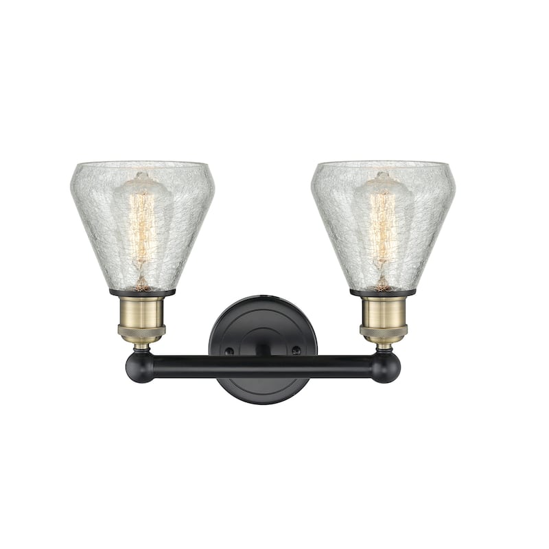 Innovations Lighting 616-2W-13-15 Conesus Vanity Conesus 2 Light 15"