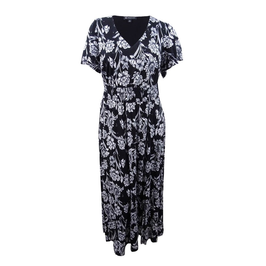 black flutter sleeve maxi dress
