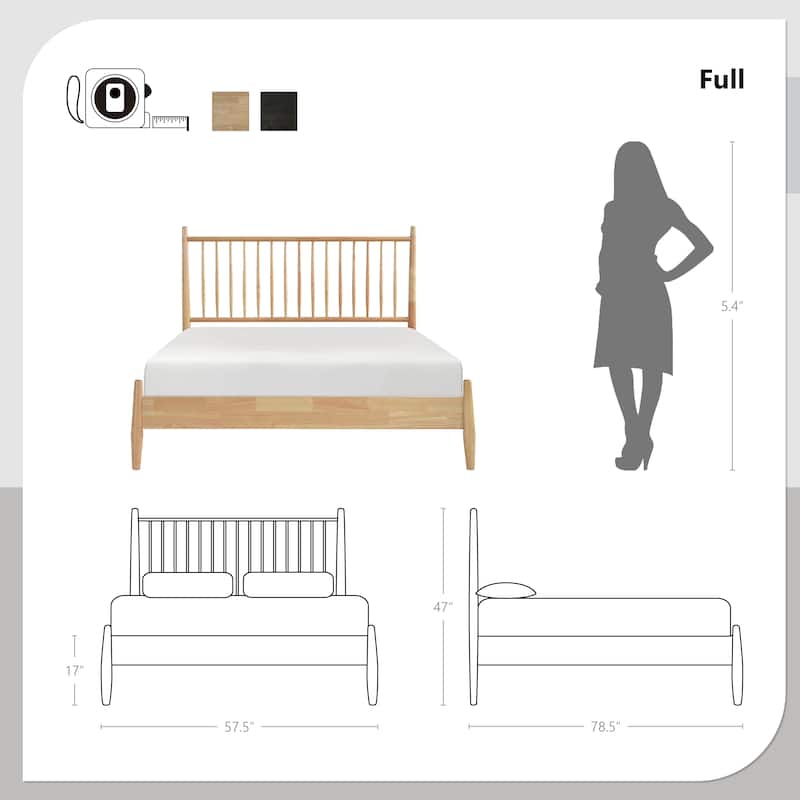 Alsea Platform Bed, Full