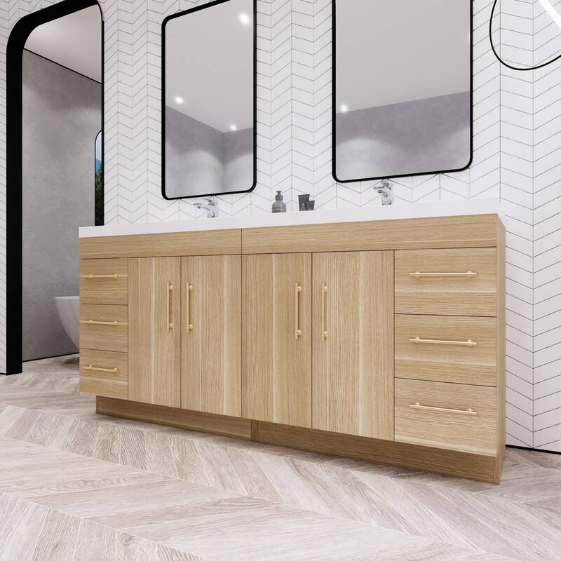 Eliza 72'' Freestanding Vanity with Double Sink