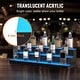 preview thumbnail 24 of 29, LED Lighted Liquor Bottle Display, Commercial Illuminated Home Bar Shelf, Whiskey Rack Stand, Acrylic Drink Shelves