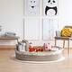 preview thumbnail 14 of 34, Baby Changing Basket, Handmade Woven Cotton Rope Moses Basket, Changing Table Topper with Mattress Pad
