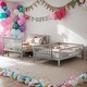 preview thumbnail 1 of 24, Unique Full over Full Bunk Bed with Trundle and Staircase,3 beds in 1 Bunk Bed,Optimize Storage Space,2 Color Gray