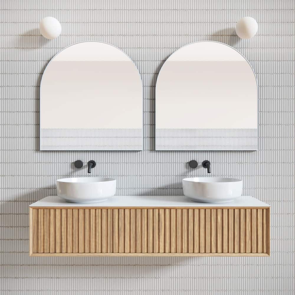 Glass Warehouse SF-ARC-30X32 Kira 30" W x 32" H Contemporary Arched