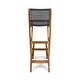 preview thumbnail 6 of 29, Polaris Outdoor 26" Square 3 Piece Wood and Wicker Bar Height Set by Christopher Knight Home