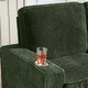 preview thumbnail 8 of 39, 83.86" Corduroy Fabric 3-Seater Sofa with Cup Holders