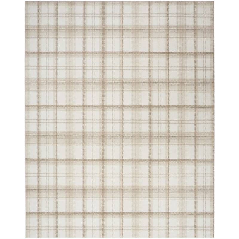 HomeRootsPlaid Country Rectangle Area Rug - 144' X '108' X '0.5