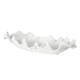 preview thumbnail 2 of 2, Uttermost Ruffled Feathers Modern White Bowl - 4 x 24 x 9.84 - 4 x 24 x 9.84