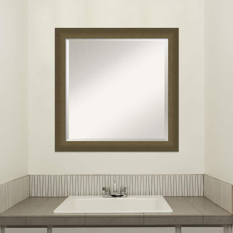 Blaine Narrow Beveled Framed Bathroom Vanity Wall Mirror
