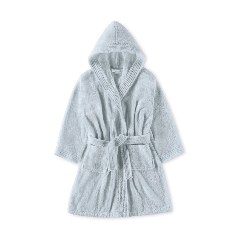 Clean Design Home x Martex Youth Hooded Robe - Medium - Blue