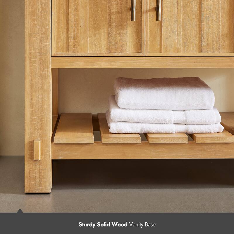 Paris Bath Vanity, Quartz Stone Top without Mirror