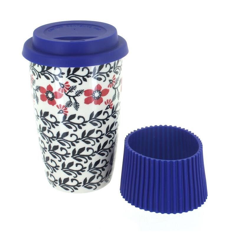 Blue Rose Polish Pottery K115 Manufaktura Travel Mug - Scarlett Ivy