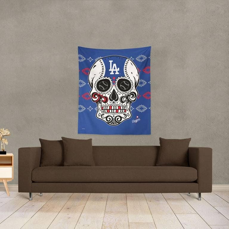 MLB Candy Skull Printed Wall Hanging