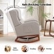 preview thumbnail 70 of 89, HOMYKA Teddy Nursery Rocking Chairs with Foot Rest