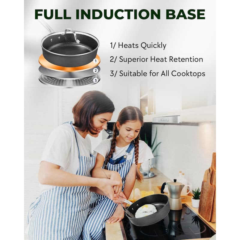 Granitestone Armor Max 4 Qt Deep Saute Pan with Lid